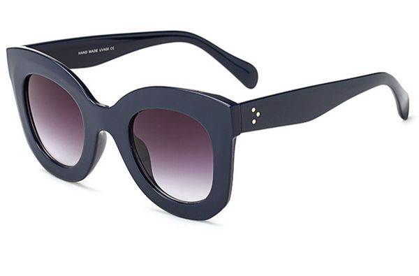 

women sunglasses cat eye new fashion brand designer gradient shades eye vintage sun glasses cat oculos de sol htpsk, White;black