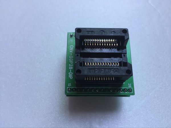 CNV-SOP28-DIP Burn in Socket Enplas OTS-28-1.27-04 IC Test Socket con scheda PCB