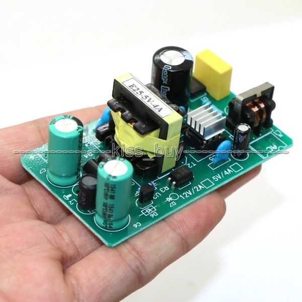 Freeshipping AC-DC Comutação de Alimentação 110 V / 220 V 85-265 V para 5 v 4A Buck Converter Step Down Voltage Regulator