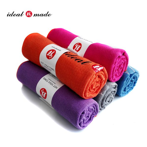 

larger size thicker yoga mat cover 340gsm microfiber anti slip machine washable yoga mat towel more than 10 colors mixed