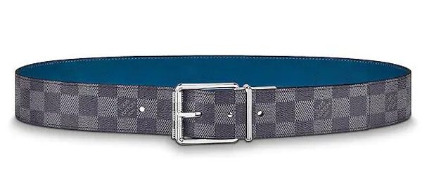 

damier print 40mm reversible m9921u reversible belt new official men belt with box, Black;brown