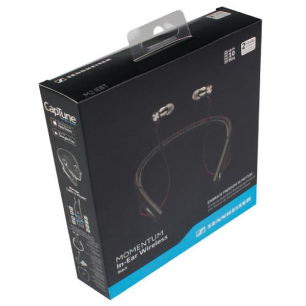 

refurbished sennheiser momentum in-ear wireless earphones headphones with mic headphones headsets stereo sound drop ship