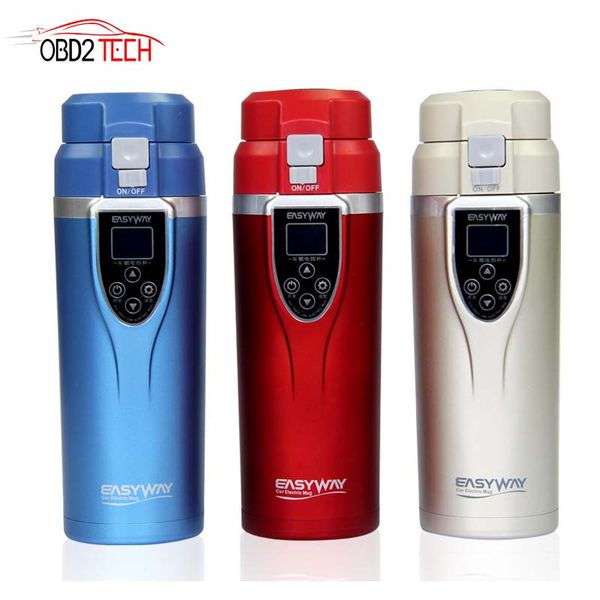 

12v/24v 350ml portable new car auto heating cup adjustable temperature car boiling electric mug