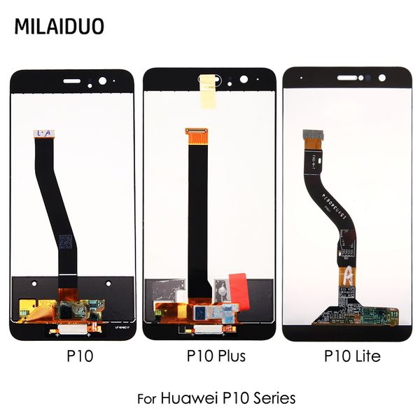 Para Huawei P10 VTR-L09 Pantalla LCD Pantalla Táctil Digitalizador Repuesto Blanco OEM