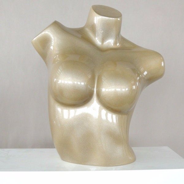 

fashion women upper body mannequin female half body model factory direct sell, Khaki