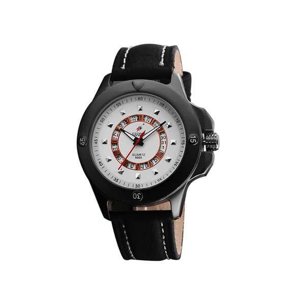 

saneesi men watches 9005, Slivery;brown