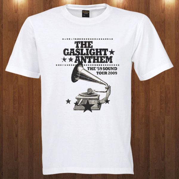 Gaslight Anthem Tee T Shirt Rock Band S M L Xl 2xl 3xl Brian Fallon Sink Or Swim 2018 Short Sleeve Cotton T Shirts Man Clothing Tshirts Funny T Shirts