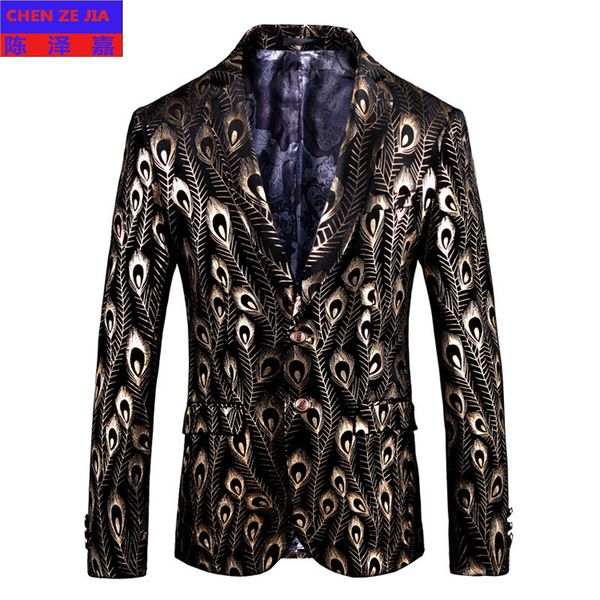 

new arrival fashion autumn single breasted casual men suit jacket flower velvet blazer plus size m lxl 2xl3xl4xl5xl, White;black