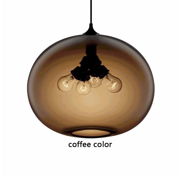 

люстра лофт старинные промышленные красочные стеклянные подвесные светильники с 6 цвет абажур e27 / e26 светодиодные подвесные светильники д