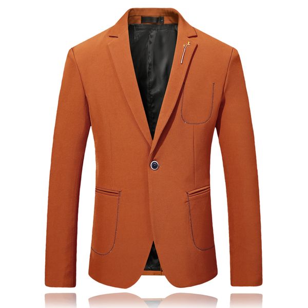 

nice new casual blazer coats male spring autumn business casual men suit jacket fashion slim section single buckle tide, White;black