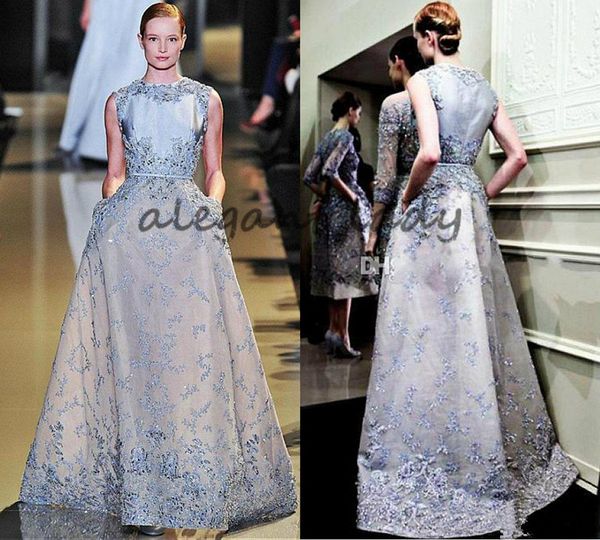 

2018 пыльный синий пром платья длиной до пола атласная тюль jewel шеи аппликация из бисера вечернее платье партии вечерняя одежда плюс разме, Black;red