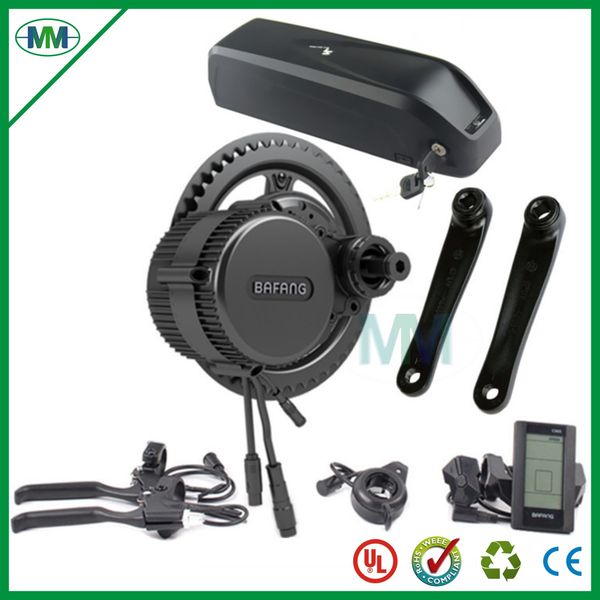 

eu us no tax bbs02 48v 750w bafang mid drive electric motor kit with 48v 14.5ah li-ion down tube ebike battery with charger