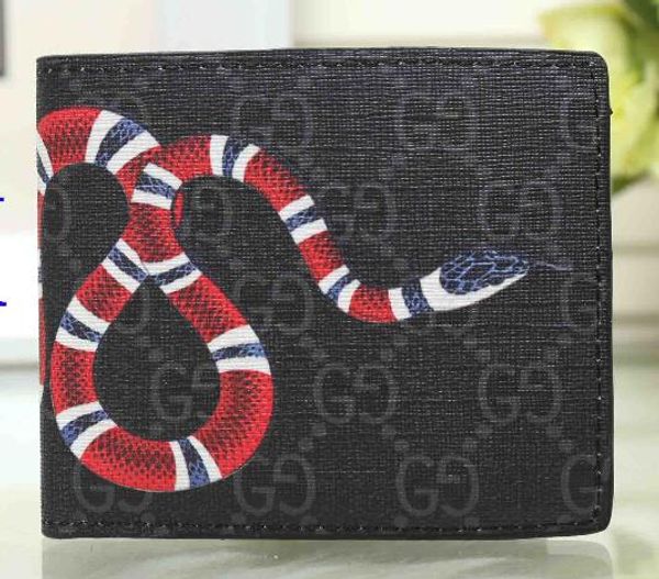 

New luxury brand women wallet pur e fa hion de igner animal pattern leather men hort wallet card holder 0258