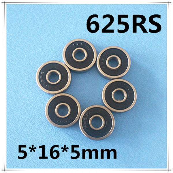

100pcs/lot 625-2rs miniature radial ball bearing 625 2rs 625rs sealed deep groove ball bearings 5x16x5mm