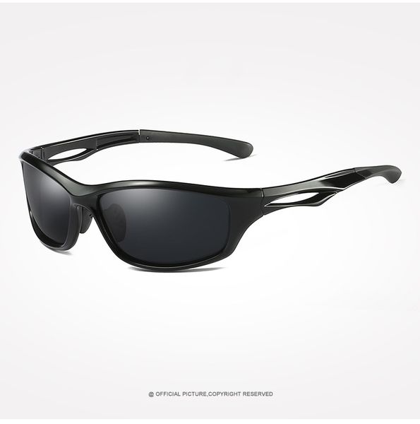 

sports sunglasses customized optical lenses polarized uv400 kd-800 series, White;black