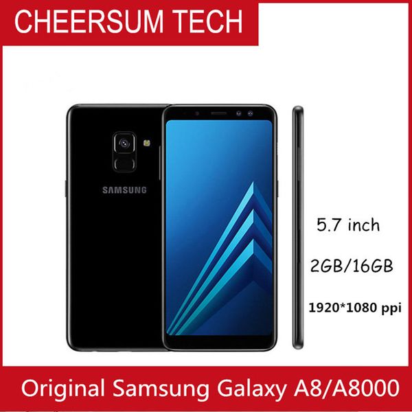 

unlocked refurbished original samsung galaxy a8 a8000 cell phone octa core rom 16gb/32gb 16.0mp 5.7 inch dual sim 4g lte