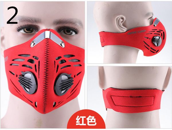 

basecamp cycling mask activated carbon anti-pollution masks dustproof mountain bicycle sport road cycling masks face cover, Black