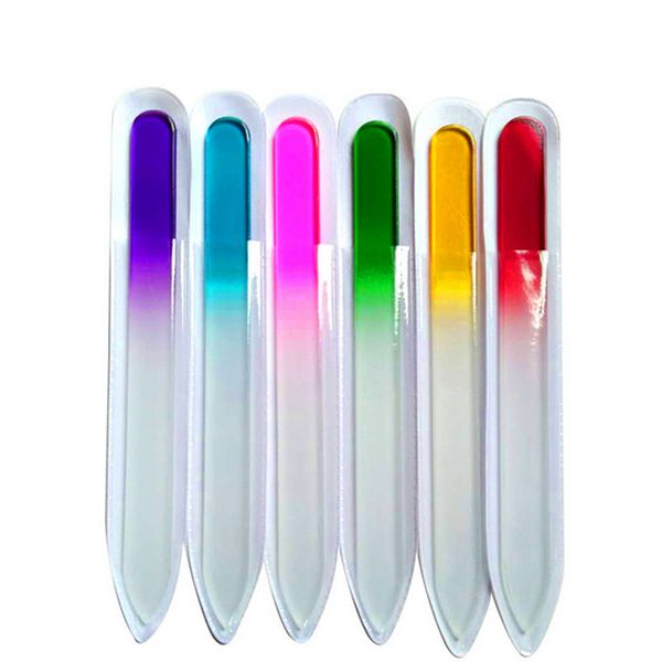Nail Files Crystal Glass File Buffer Manicure Device Nail Art