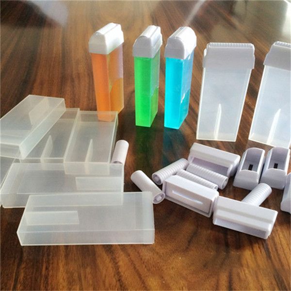 

100ml empty roller depilatory wax cartridge bottle clear reusable for handheld roll on wax heater hair removal machine epilator