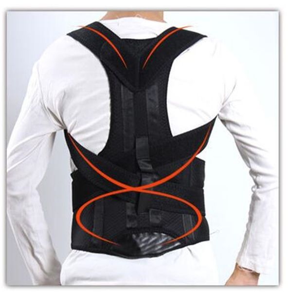 

adjustable support spine posture correction back support posture corrector back brace support belt lumbar waist corset shoulder