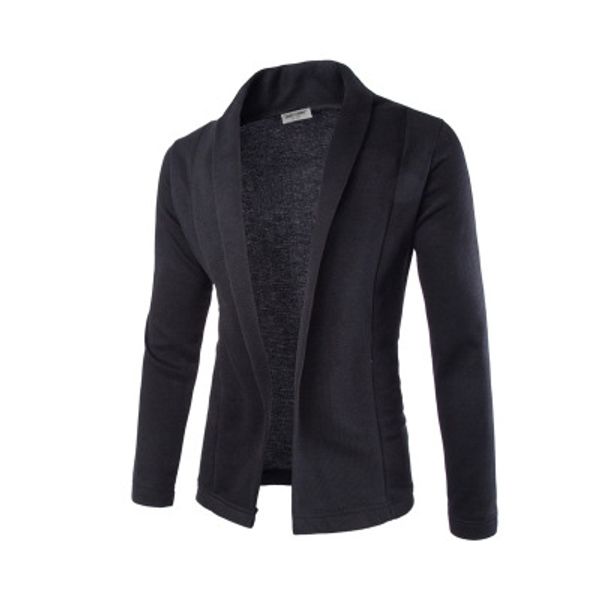 

concise v-neck sweater coat cardigan sweater men male solid color slim mens cardigan sweater coat man cardigan for menwholesale, White;black