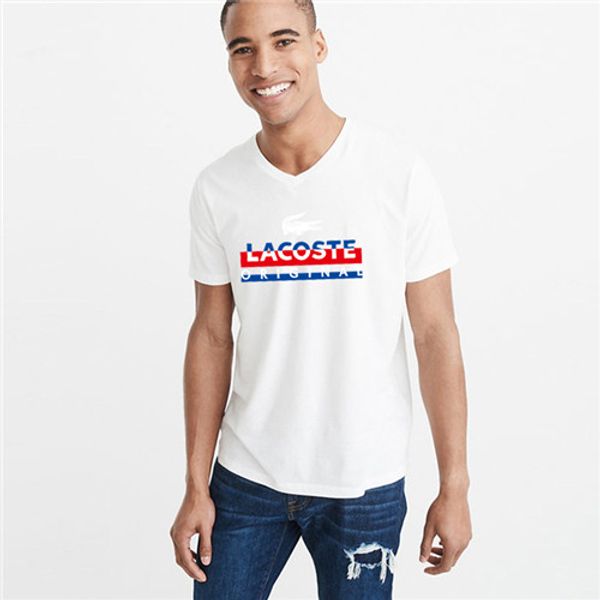 

Летняя новая мужская майка Высокое качество 100% Хлопок с короткими рукавами Футбо