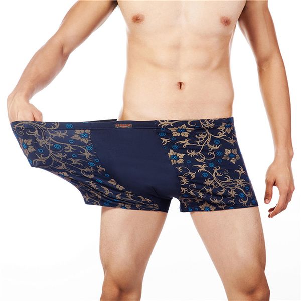 

wholesale-fashion underwear men boxers underpants print man's pants for men cuecas boxer shorts man masculinas calzoncillos 5xl 6xl, Black;white