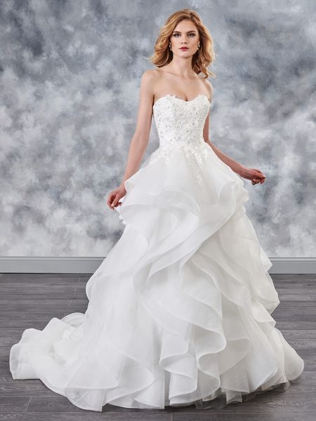 

beauty ivory white tulle applique beads a-line wedding dresses bridal pageant dresses wedding attire dresses custom size 2-16 kf1021156