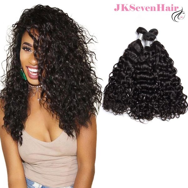 12a Top Grade Water Wave Brazilian Virgin Hair Bundles Peruvian