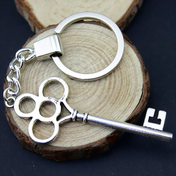 

6 pieces key chain women key rings car keychain for keys key 67mm, Slivery;golden