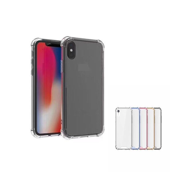 

Ударопрочный TUP Мягкий чехол для iphone XS MAX / XS / XR X 8 7 6 Назад Clear Case для Samsung S8 J7 Prime