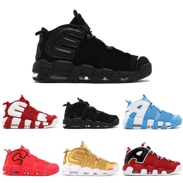 

more uptempo basketball shoes gs olympic chi qs chicago 96 bulls unc cool grey white metallic gold men sport sneakers