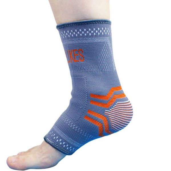 

1pair outdoor climbing basketball running protection elastic compression ankle brace support arthritis bandage sprain foot wrap, Blue;black