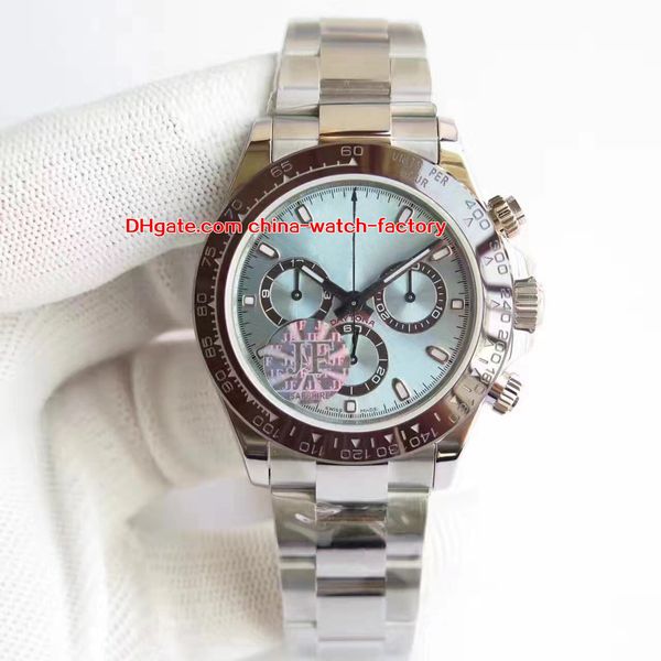 

5 style jf maker men's 40mm cosmograph 116506 116520 116509 116500 chronograph swiss eta 7750 movement mens watch watches, Slivery;brown