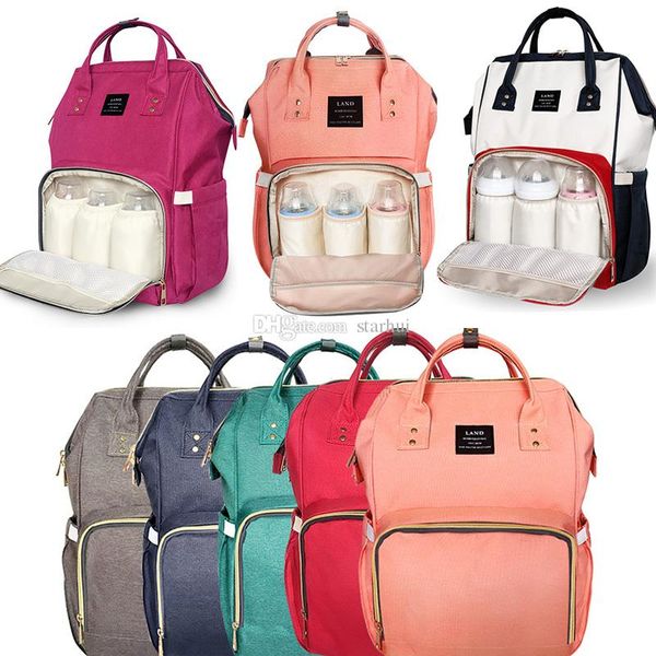 

diaper bags mommy backpack nappies backpack fashion mother maternity backpacks outdoor nursing travel storage bags 13 color wx-b15