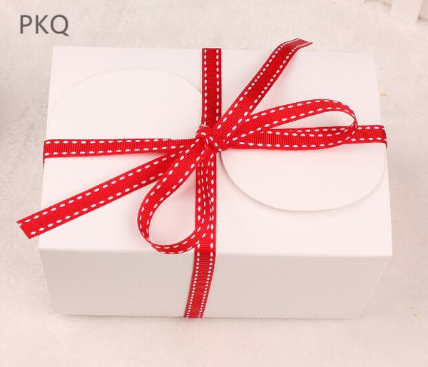 

vintage retro white kraft paper box 20pcs/lot brown diy wedding favor gift box small single cake candy packaging 15x10x8.5cm