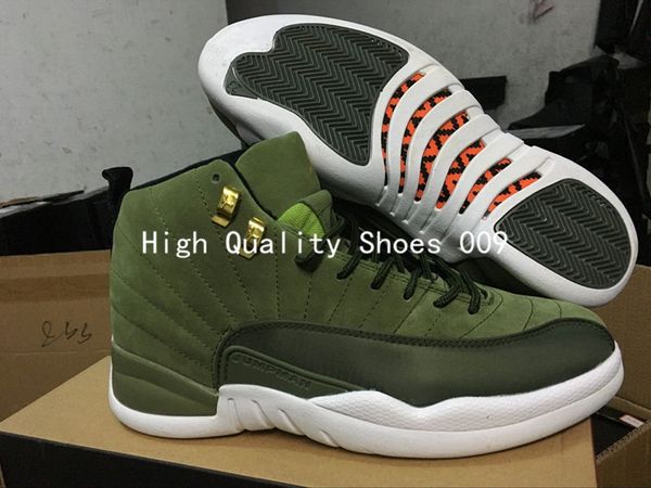 

2018 Nestest Jumpman XII Graduation Pack Green Vachetta Tan College Michigan 12 Basketball Shoes Mens Trainers 12s Sports Sneakers Size 7-13