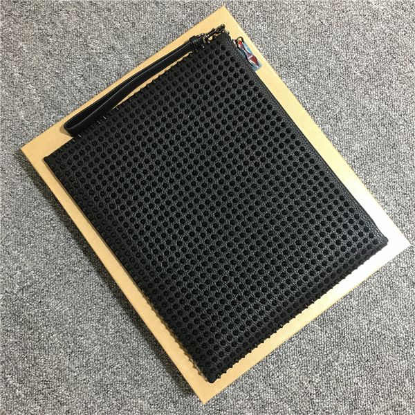 

red bottom bramale leather purse men women clutch wallets men street rivet wallet clutch man handy bags carteiras billeteras