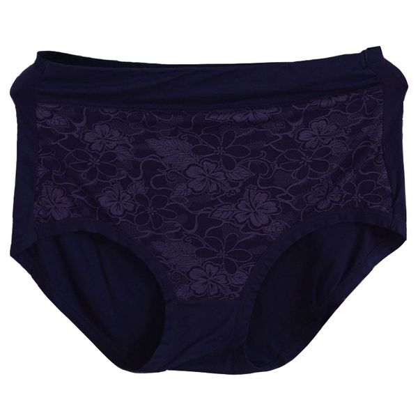 

vu072 big size 6xl briefs seamless women underwear modal female panties black purple red calcinhas para mulheres, Black;pink