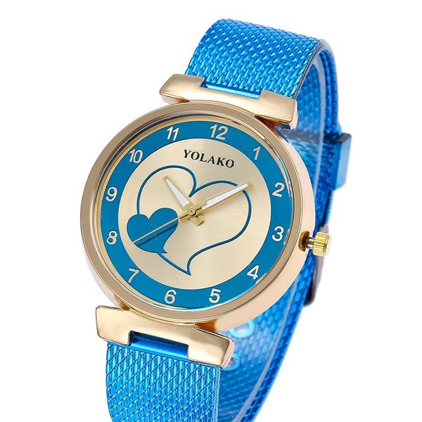 

women fashion watches heart shaped brand analog alloy dial quartz luxury watch bracelet wristwatches gifts relogio feminino reloj mujer, Slivery;brown