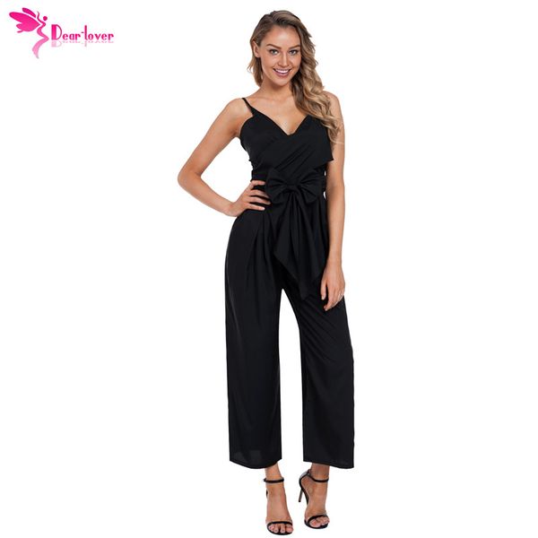 apricot black jumpsuit