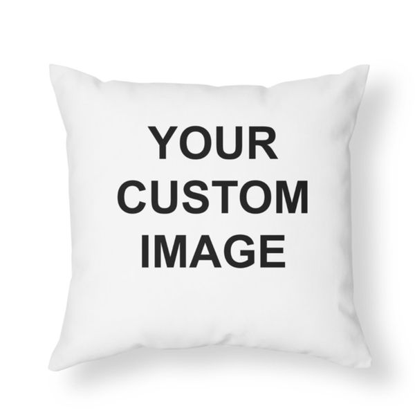 Custom Decorative Throw Pillow Case Cushion Cover Personalized