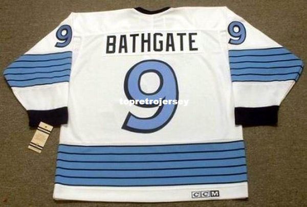 

wholesale mens andy bathgate pittsburgh penguins 1967 ccm vintage away retro hockey jersey, Black;red