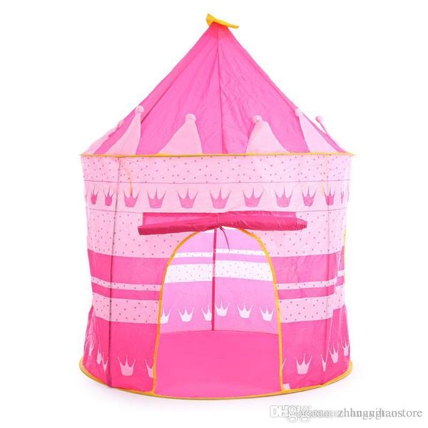 Toys Tent Kids Crawling Portable Foldable Tipi Princess Prince Castle Indoor Out