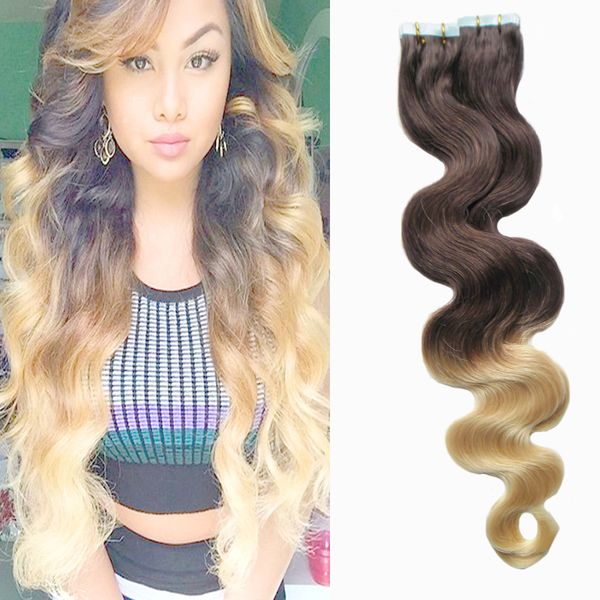 Tape In Human Hair Extensions 100g 100 Real Remy Human Hair Body