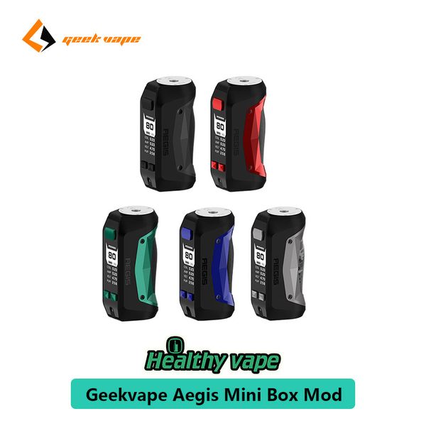 

100% оригинальный GeekVape Aegis Mini 80W TC Box Mod 80w расширенный Чипсет буит батарея 2200mAh