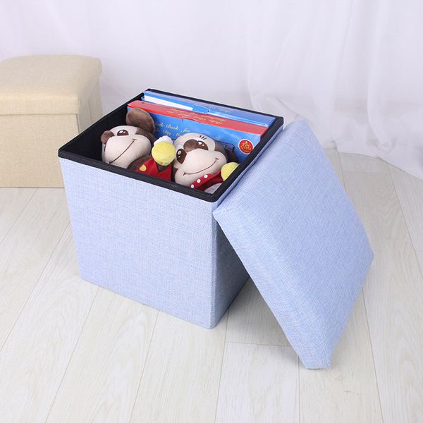 Multicolor Folding Storage Bench Box Multi Purpose Bag Organizer