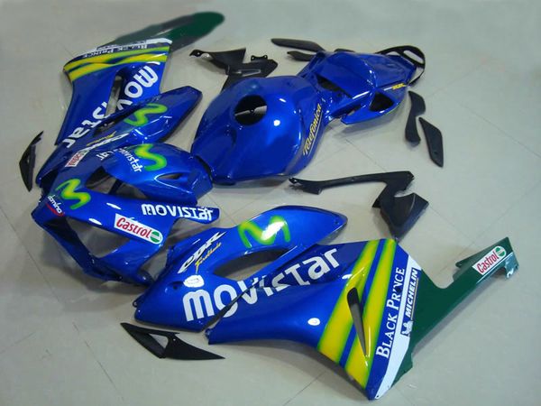 

100% injection mold fairings for honda cbr1000rr 2004 2005 blue green fairing kit cbr 1000 rr 04 05 xz11