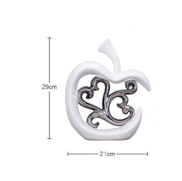 Compre Amantes De La Manzana De Ceramica Decoracion Del Hogar