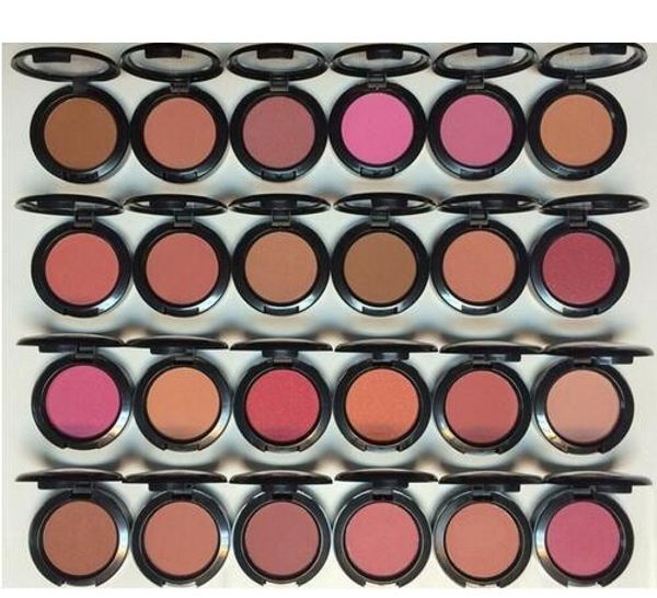 

FREE SHIPPING 24 PCS Lowest NEW product Shimmer Blush 24 color No mirrors no brus 6g English Name